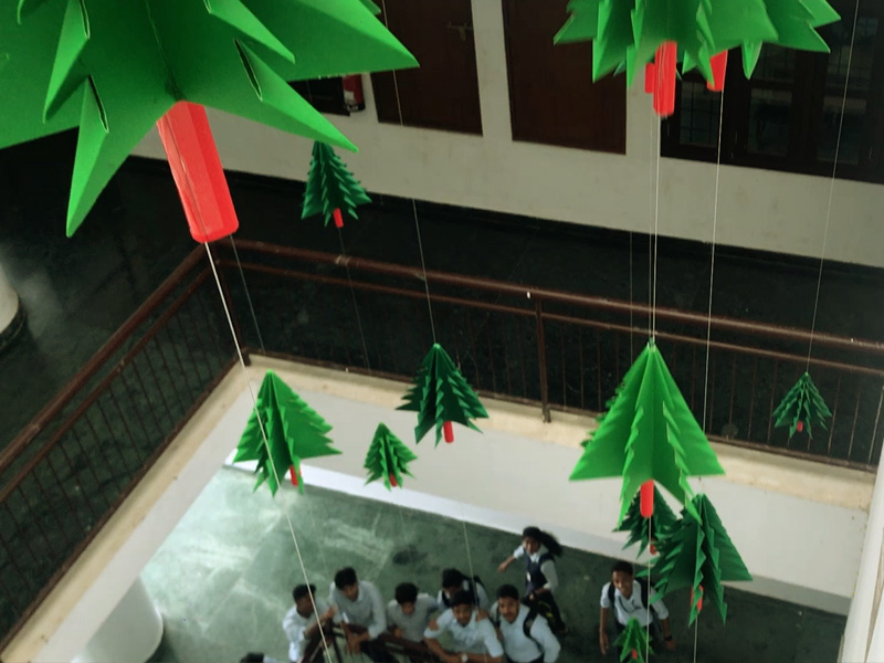 Making of the Christmas Installation